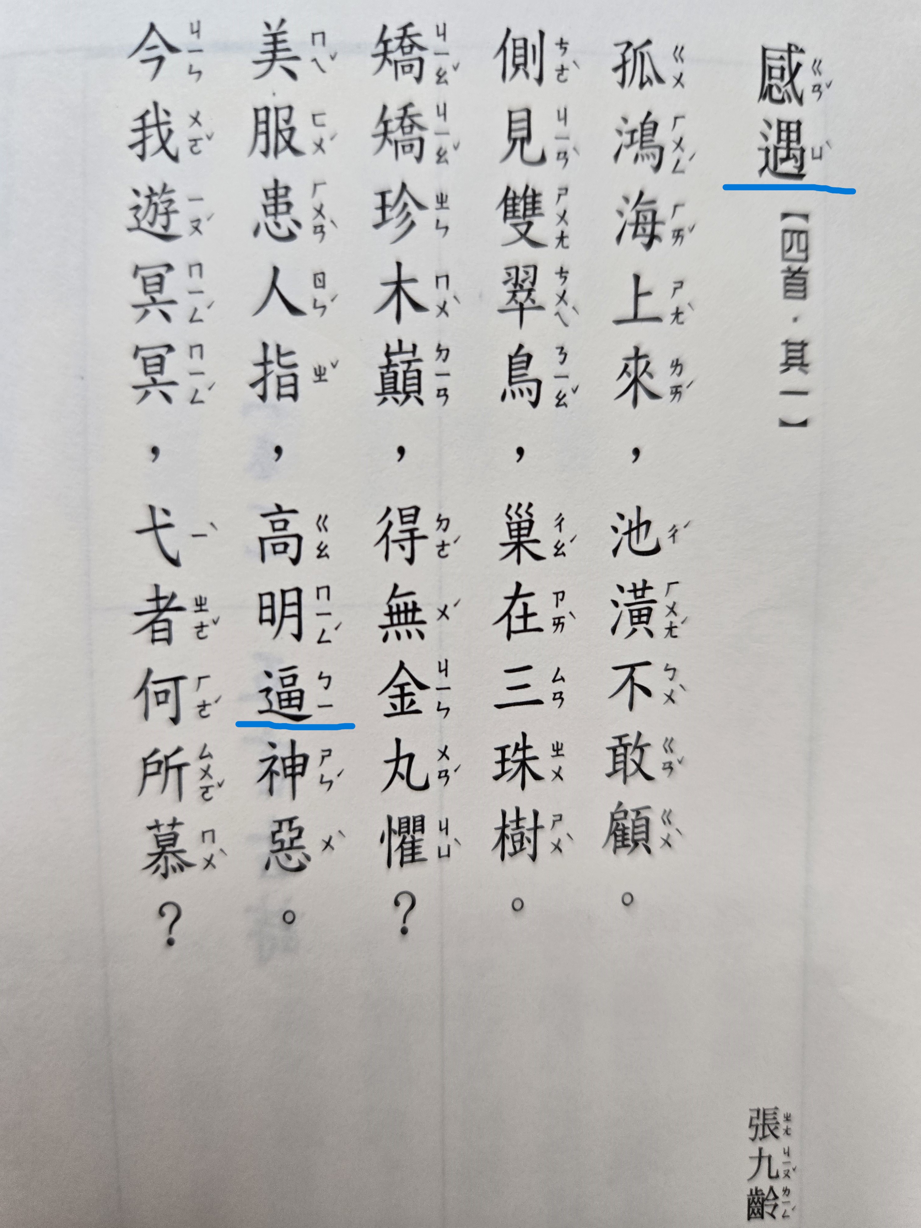 tang poem