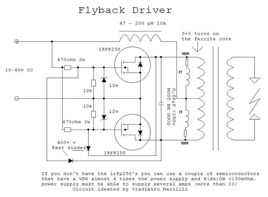 Andrinerii ZVS driver