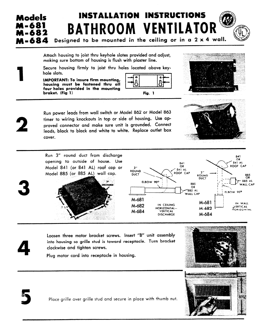 installation instructions