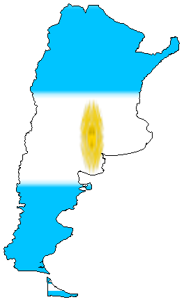 Argentina with the island