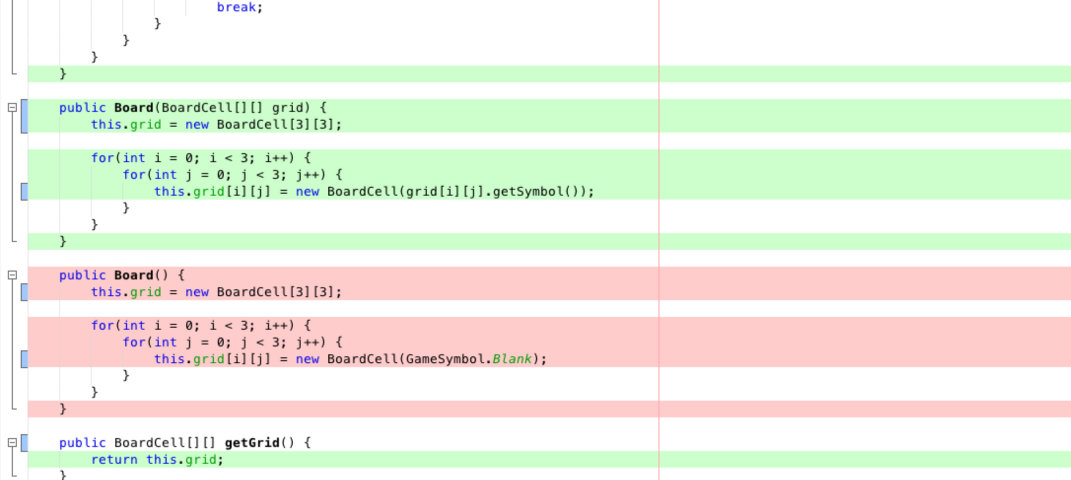 Cores nas linhas da IDE (NetBeans).