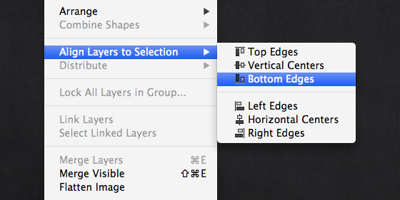 Align Layers to Selection