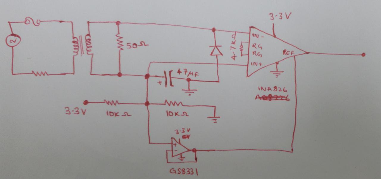 Circuit with instrument amplifier