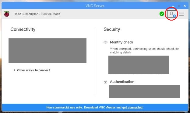 VNC Server diagnostics 1