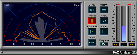 Boston - "More Than a Feeling" (Guitar Track) 6 sec PAZ analysis