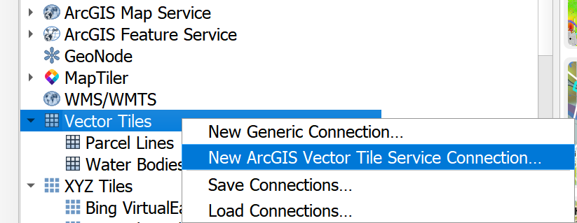 New ArcGIS vector tile service capability