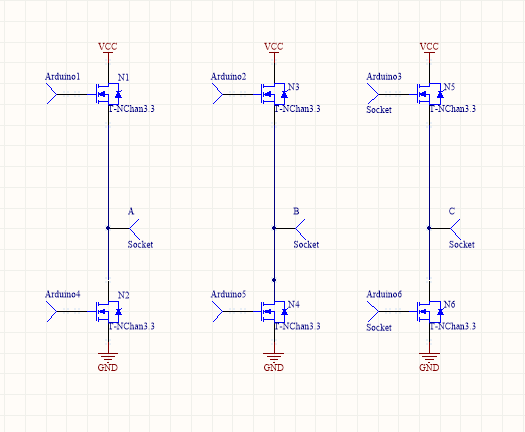 3 Phase Current Driver Schematic