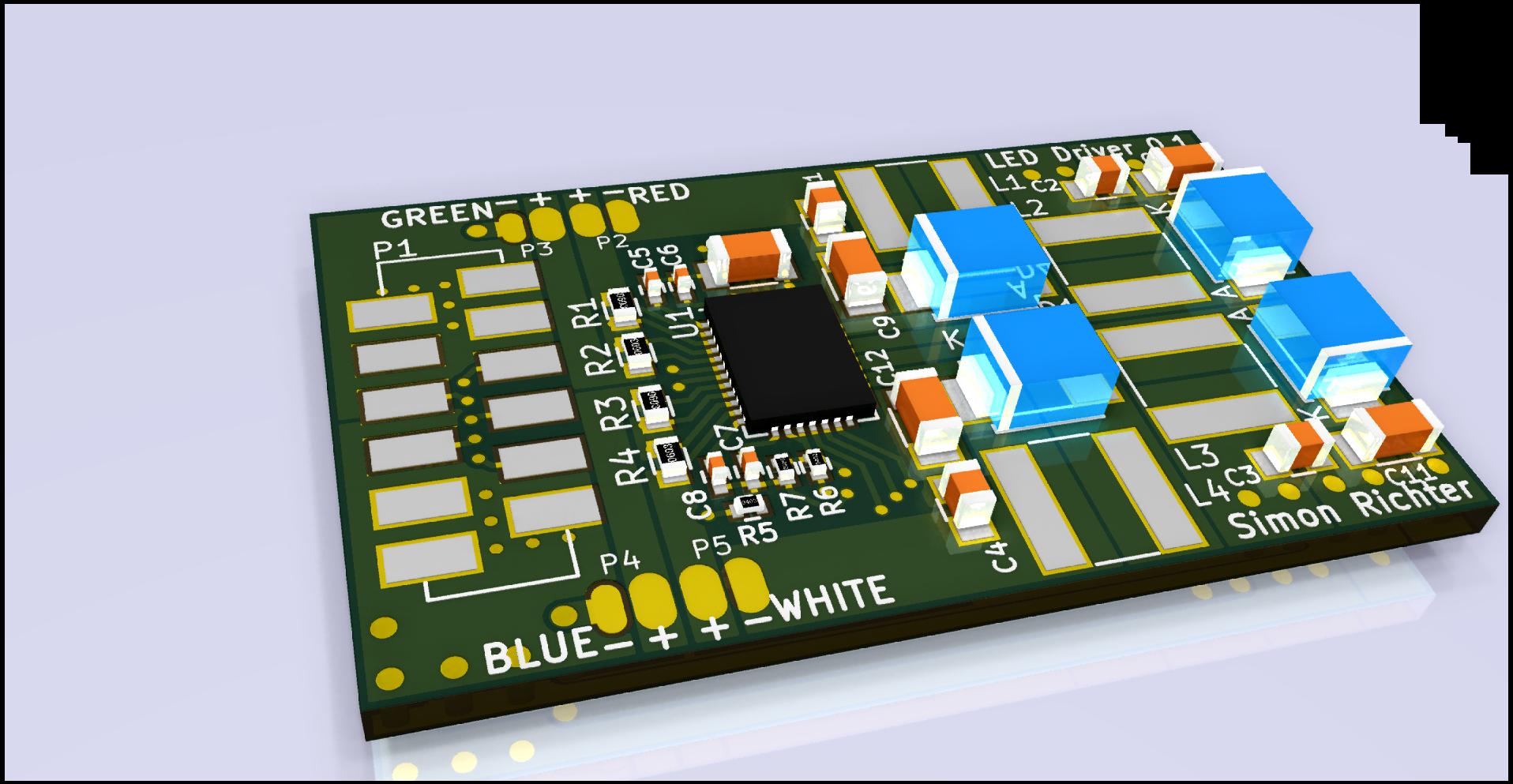 LT3476 LED Driver Board