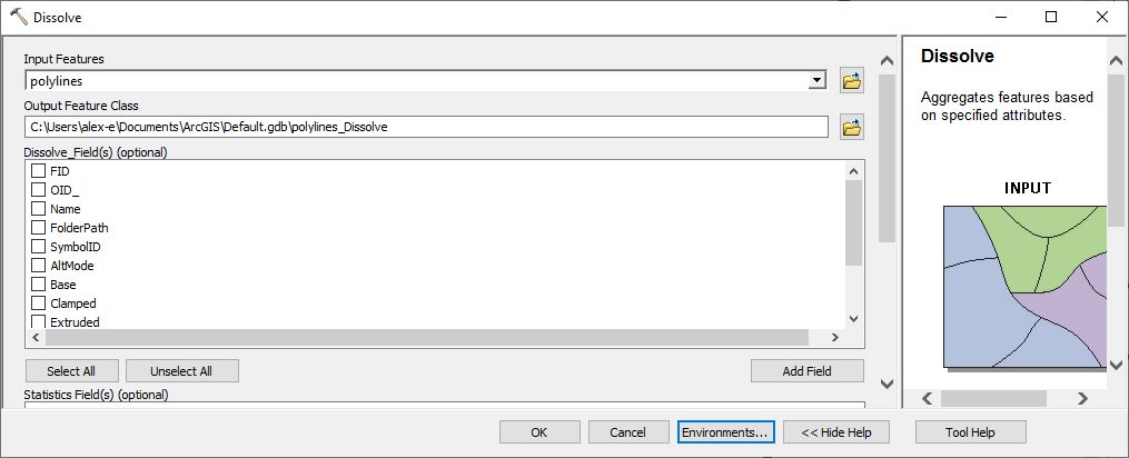 Dissolve Tool
