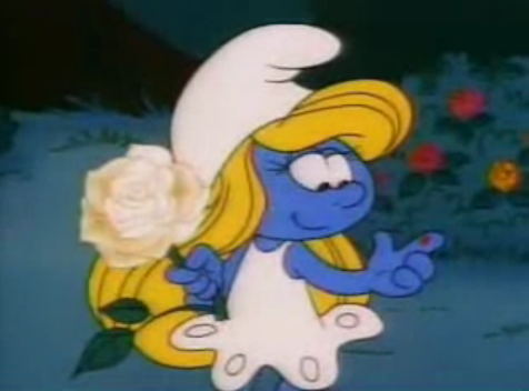 Smurfette prick her finger