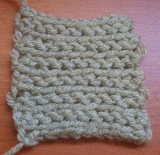 slip stitch crochet garter stitch