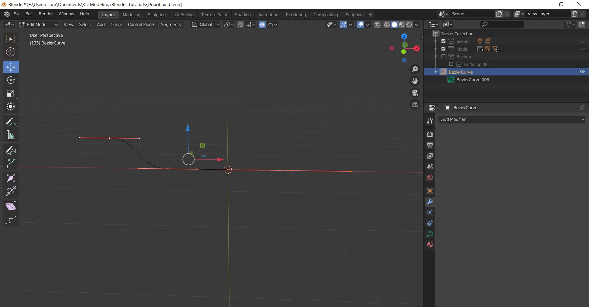 Bezier curve for plate outline