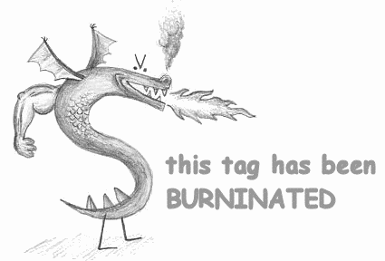 tag burninated