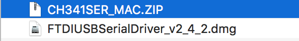 These are the drivers I downloaded.