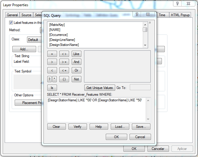 SQL for labels