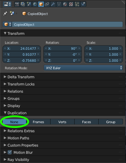 Correct Duplication Setting