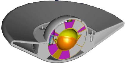 Earth Entry Vehicle cross-section