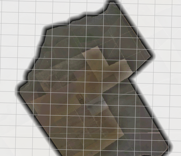 First Map. Grid lines near from each other