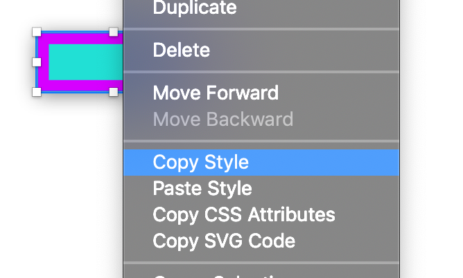 Only copy the border style of a layer - Step2