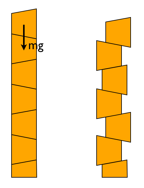 trapezoidal bricks