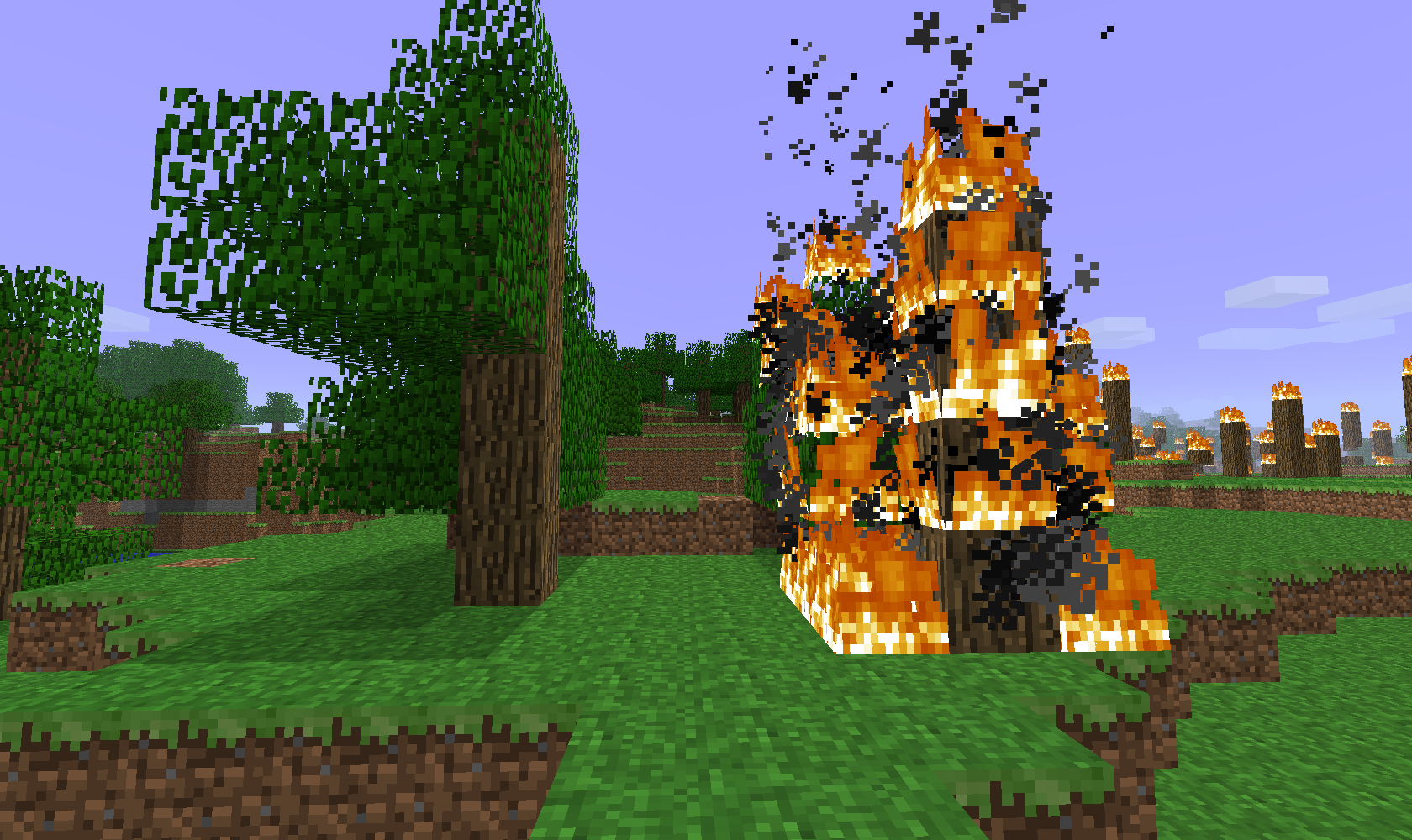 Burning Tree