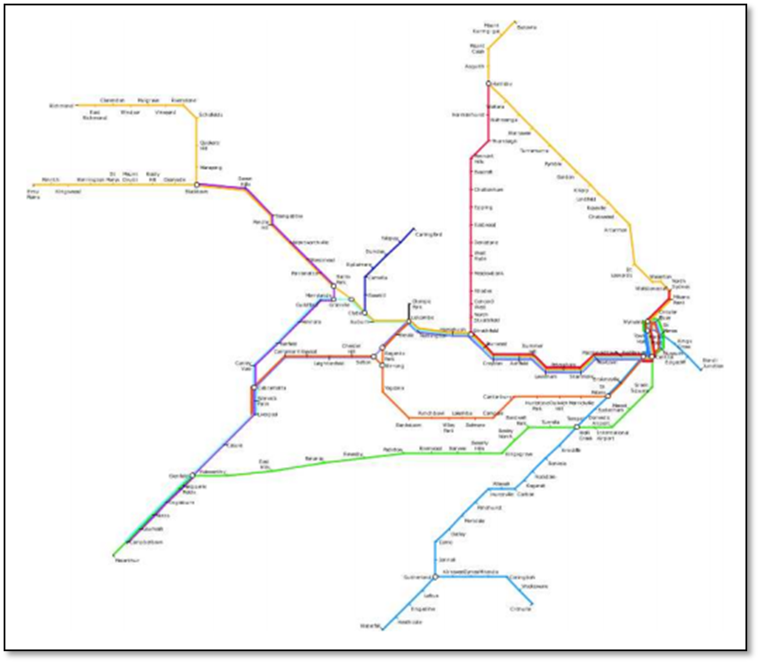 Stott - Generated Sydney map