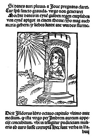 Retza Danae 1490 woodcut