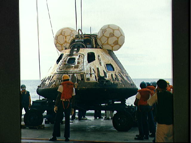 Apollo 13 CM post-flight