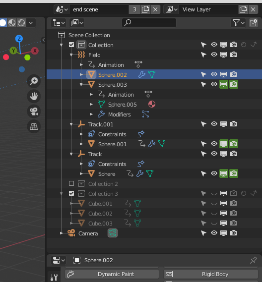 view layer 1 outliner (blur + haze)