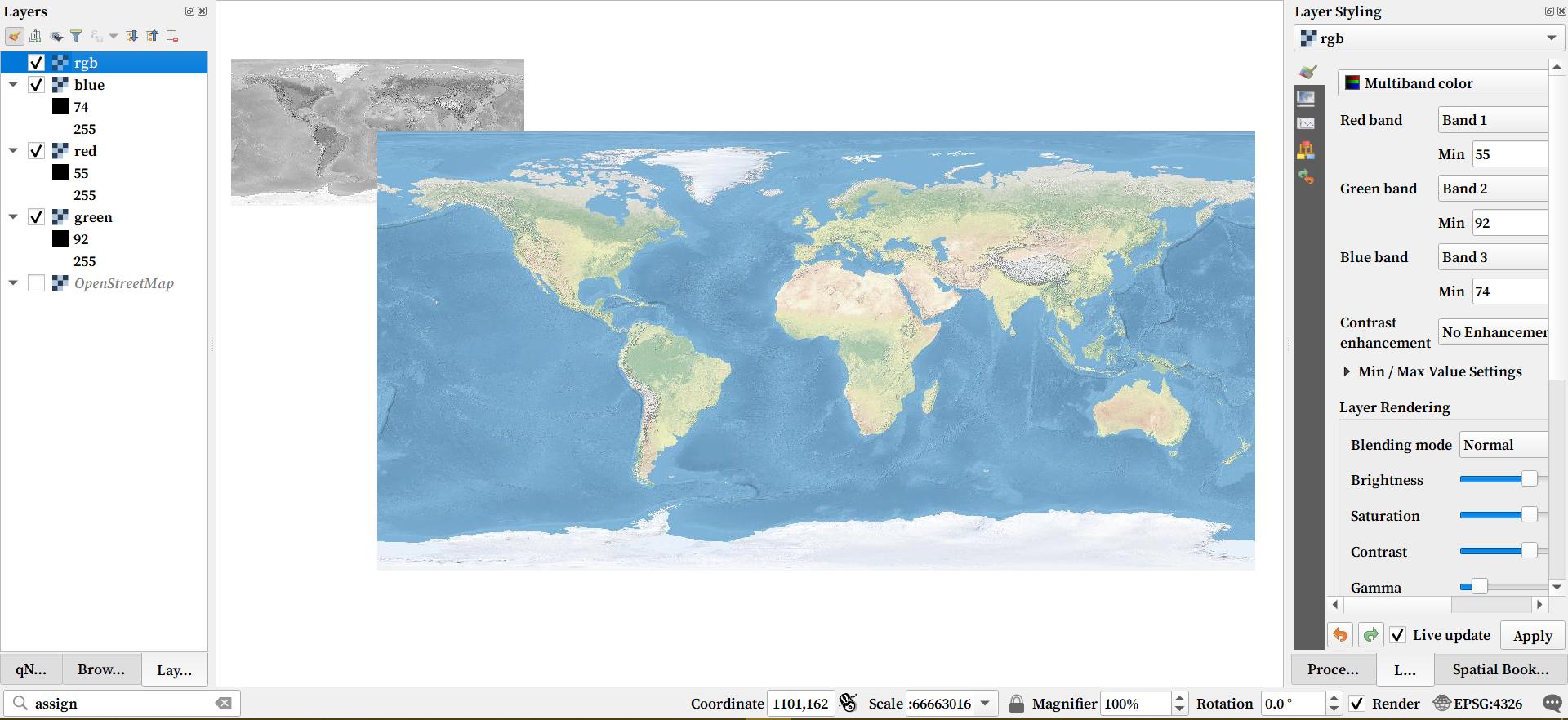 NE world map .vrt file incorrect location