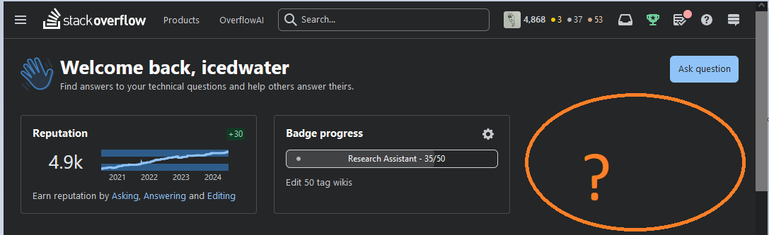 top bar of page sans widgets for tags