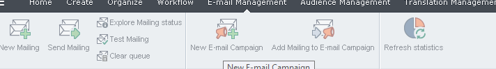 Email buttons are disabled