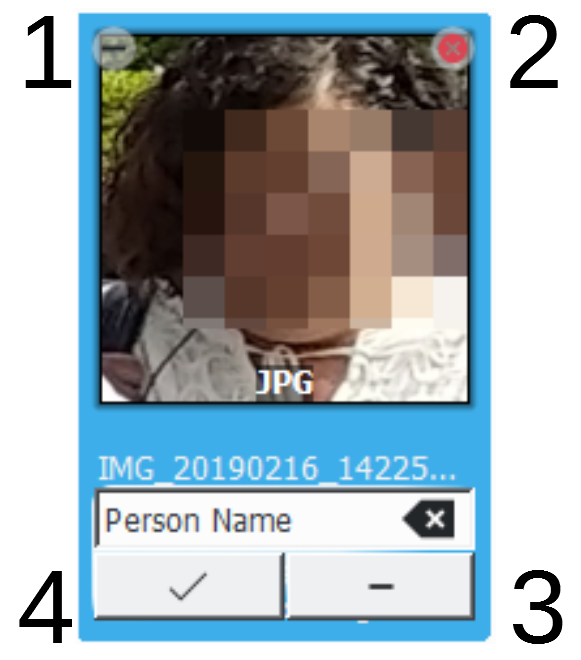 Digikam face recognition interface