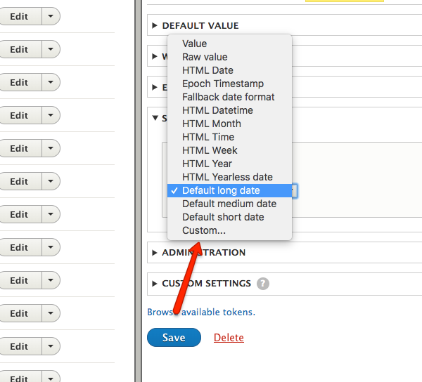 webform date field submission formatter