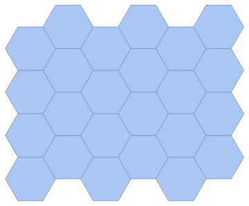 hexagonal mesh