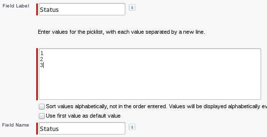 Set Picklist Values to Numbers