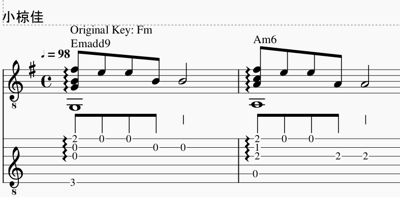 Guitar Tab