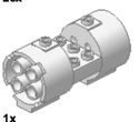 two connected cylinders