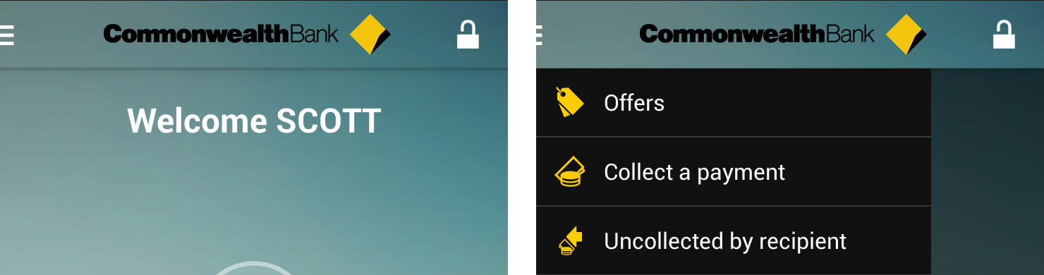 Comm bank app