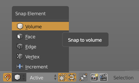 Volume Snap Setting