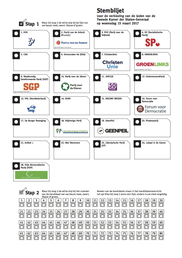 Dutch ballot for voters abroad