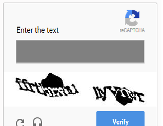 example CAPTCHA