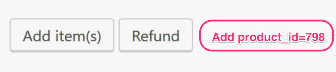 Add the particular product_id to Woocommerce order