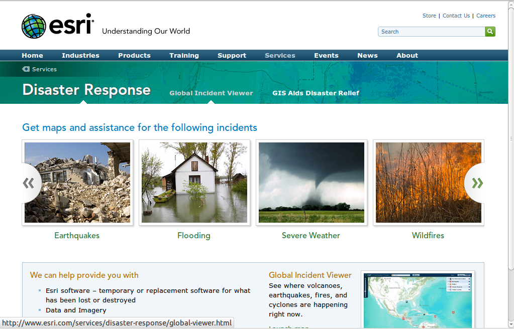Esri Disaster Response