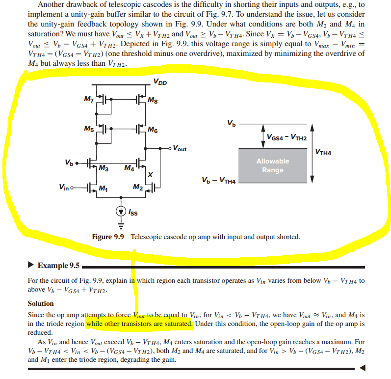 Operational Amplifier - Telescopic Cascode Op Amp With Input And Output ...