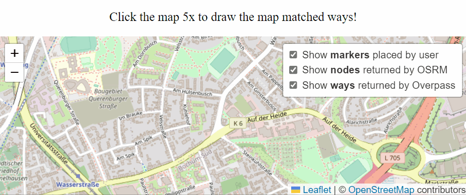 animated Open Street Map