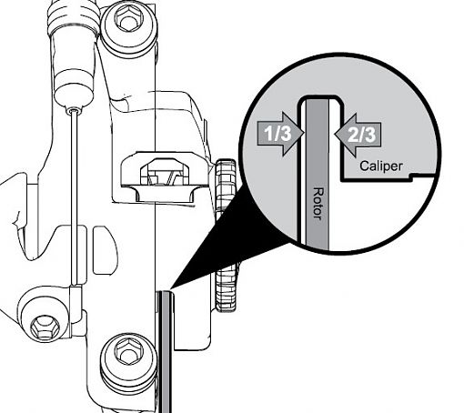 Avid BB7 Brake Rotor alignment