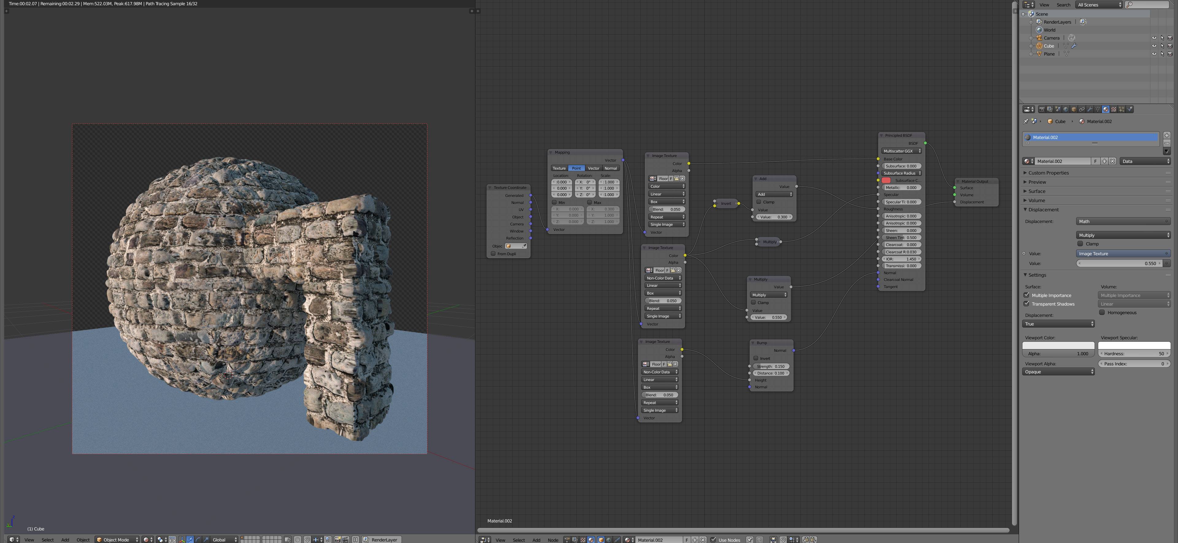 box mapping blender