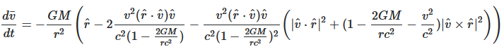 Attempt at general acceleration using anisotropic c