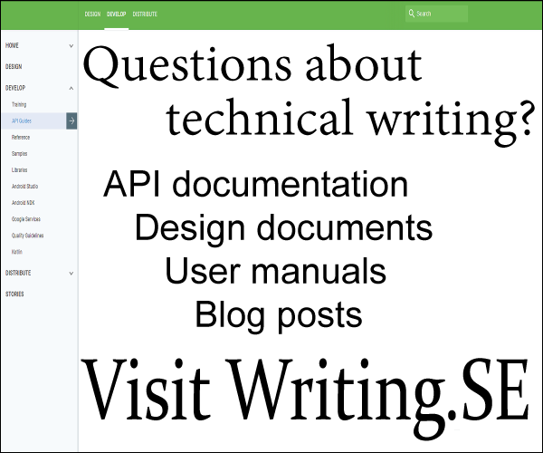 Got content questions?  Writing.SE can help!